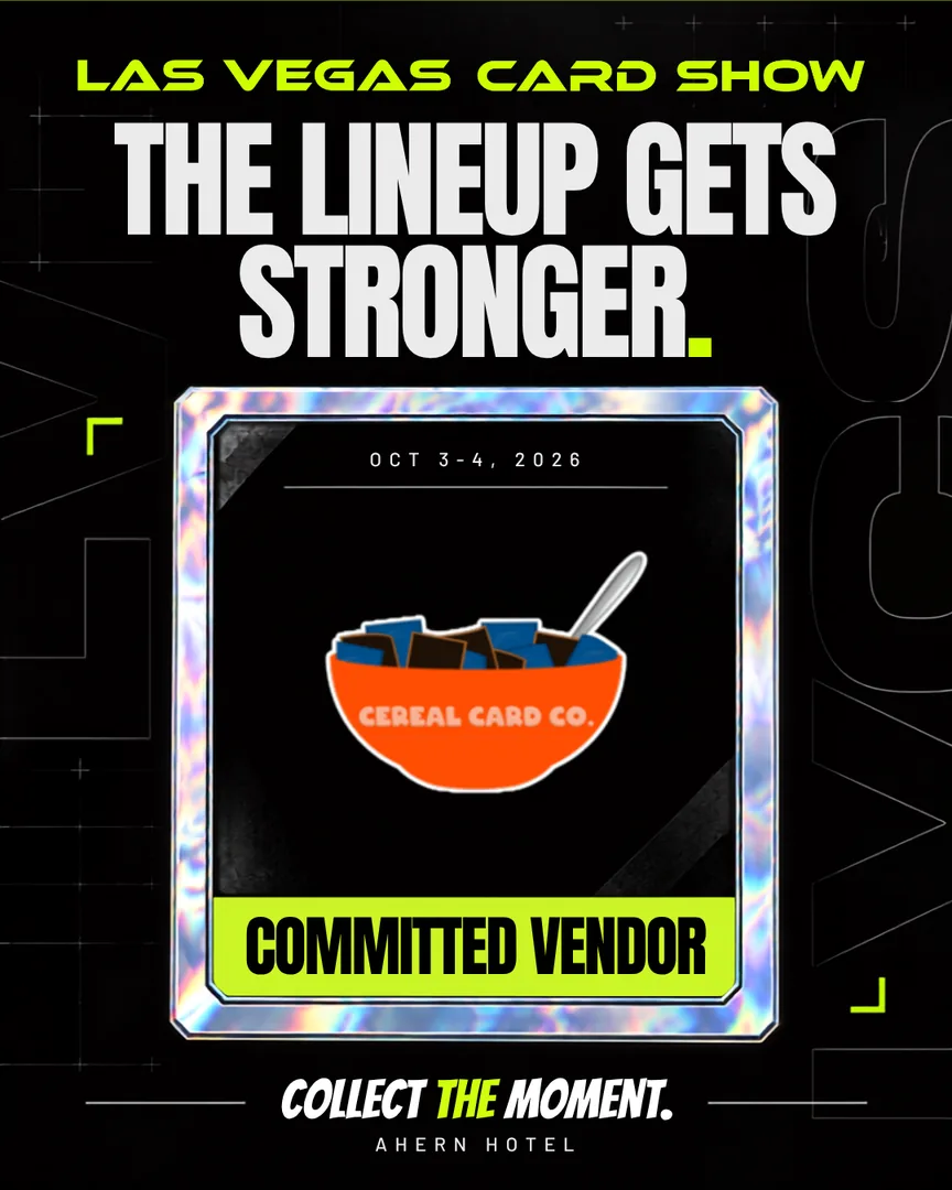 Committed vendor poster 10 of 64, Las Vegas Card Show October 3–4, 2026
